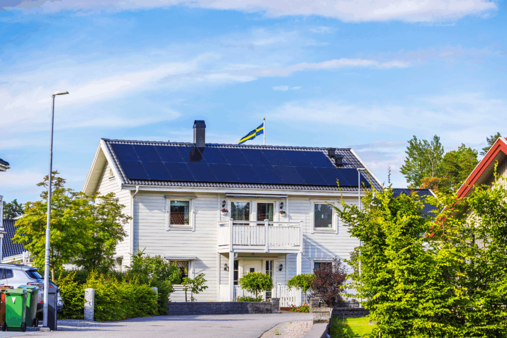 Solceller Direkt Sverige - Solceller för villa med batterilagring